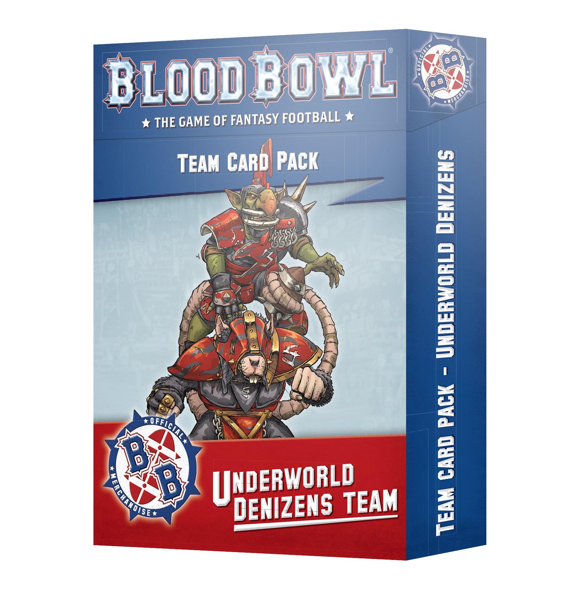 Blood Bowl: Pack de cartes d'équipe des influences des enfers des enfers