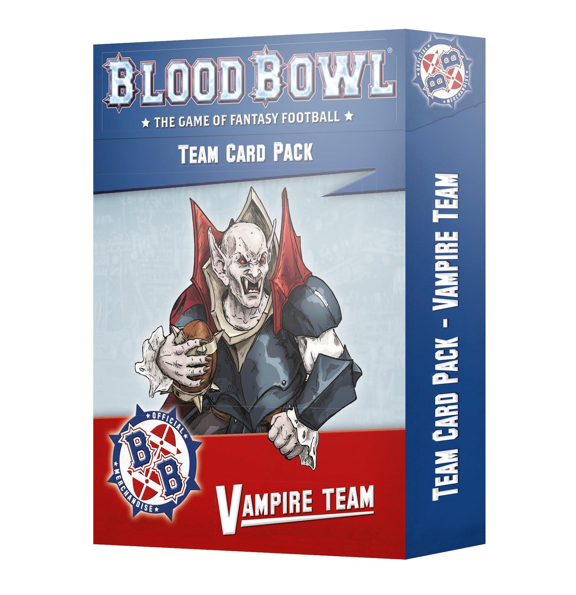 Blood Bowl: tarjetas de equipo de vampiro