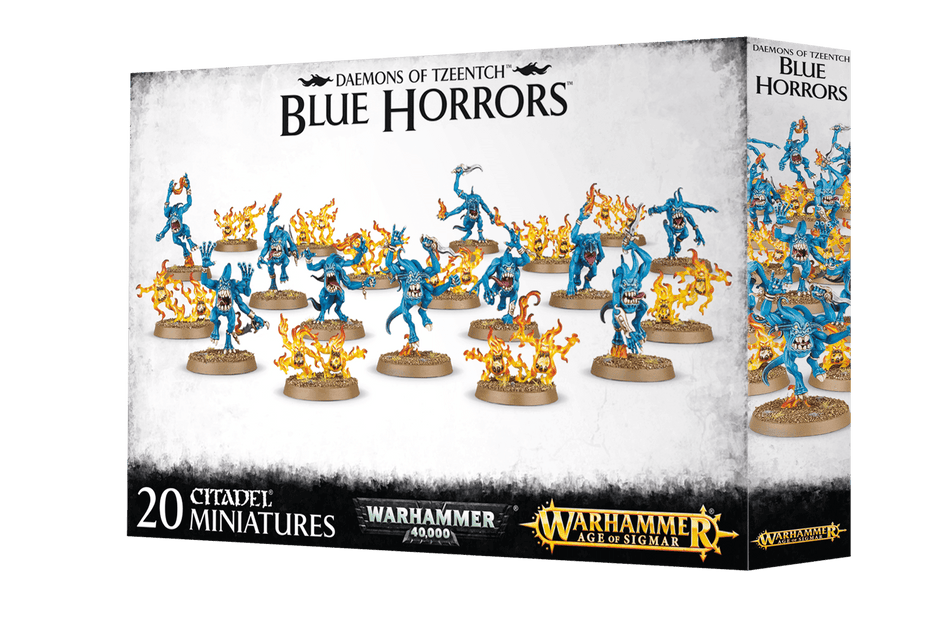 Daemons of tzeentch horriboreos azules