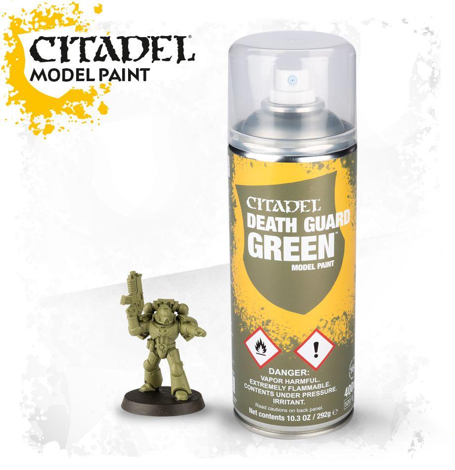 Spray verde della guardia della morte