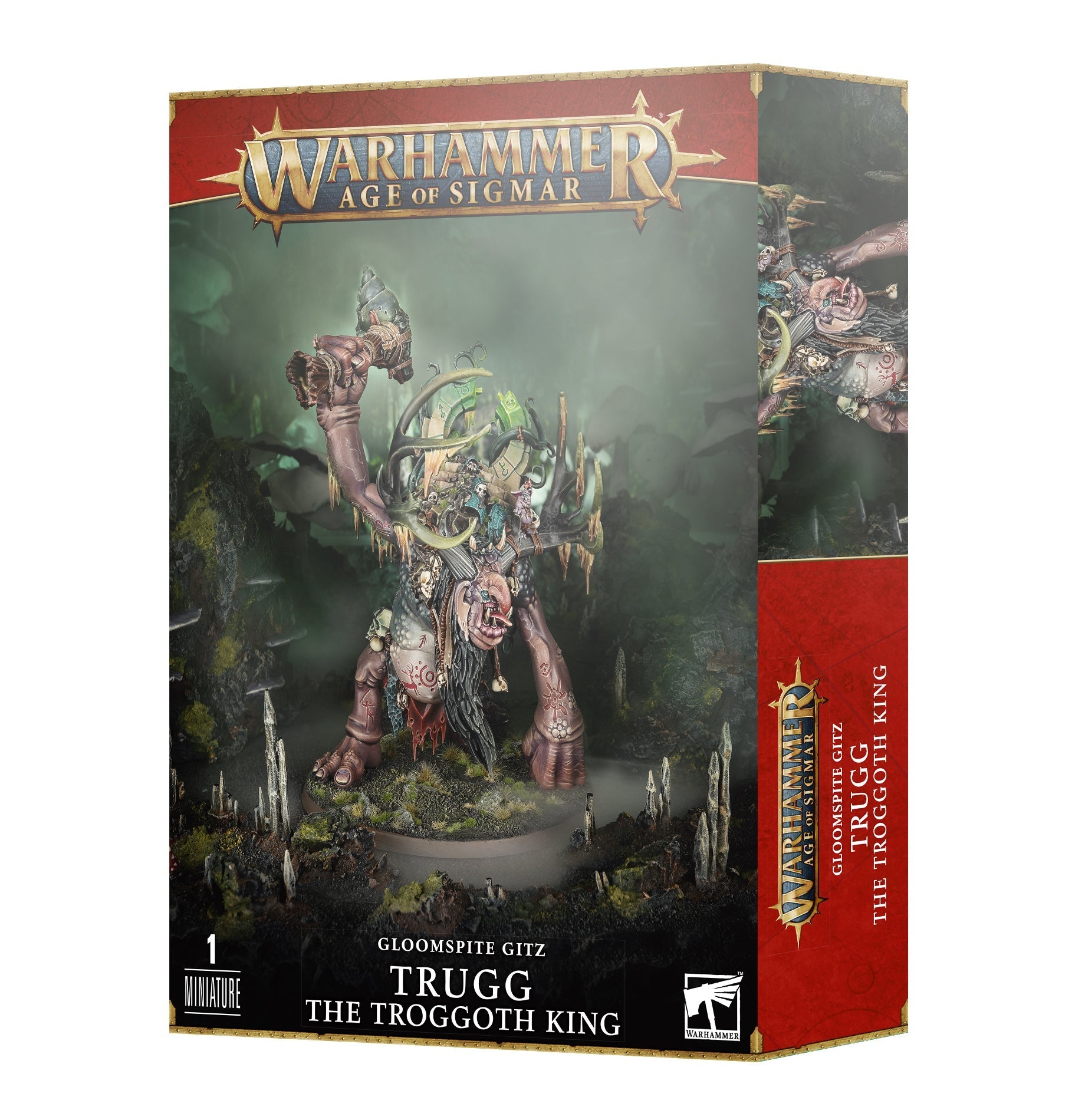 GloomSpite Gitz: Trugg el rey Troggoth