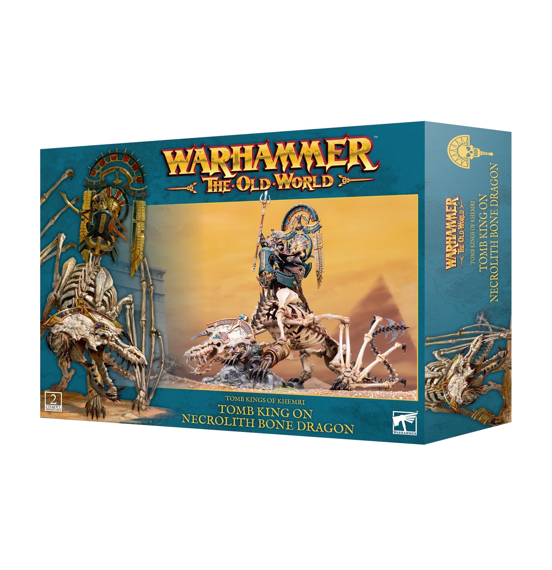 Tomb Kings Of khemri: Tomb King On Necrolith Bone Dragon