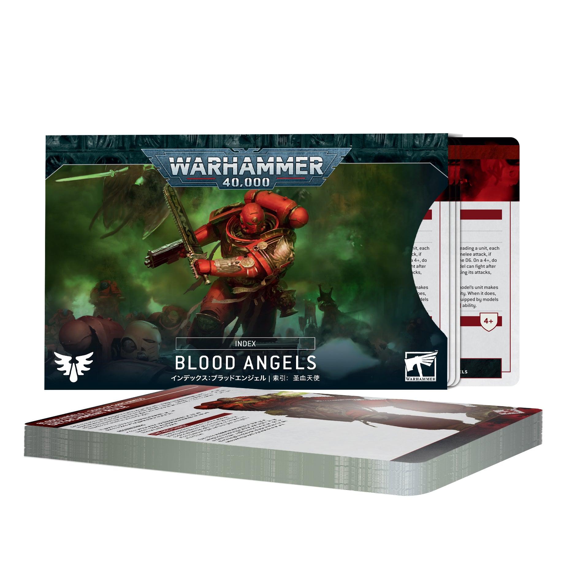 Index Cards: Blood Angels