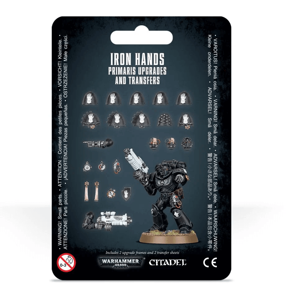 Iron Hands Primaris Aggiornamenti e trasferimenti