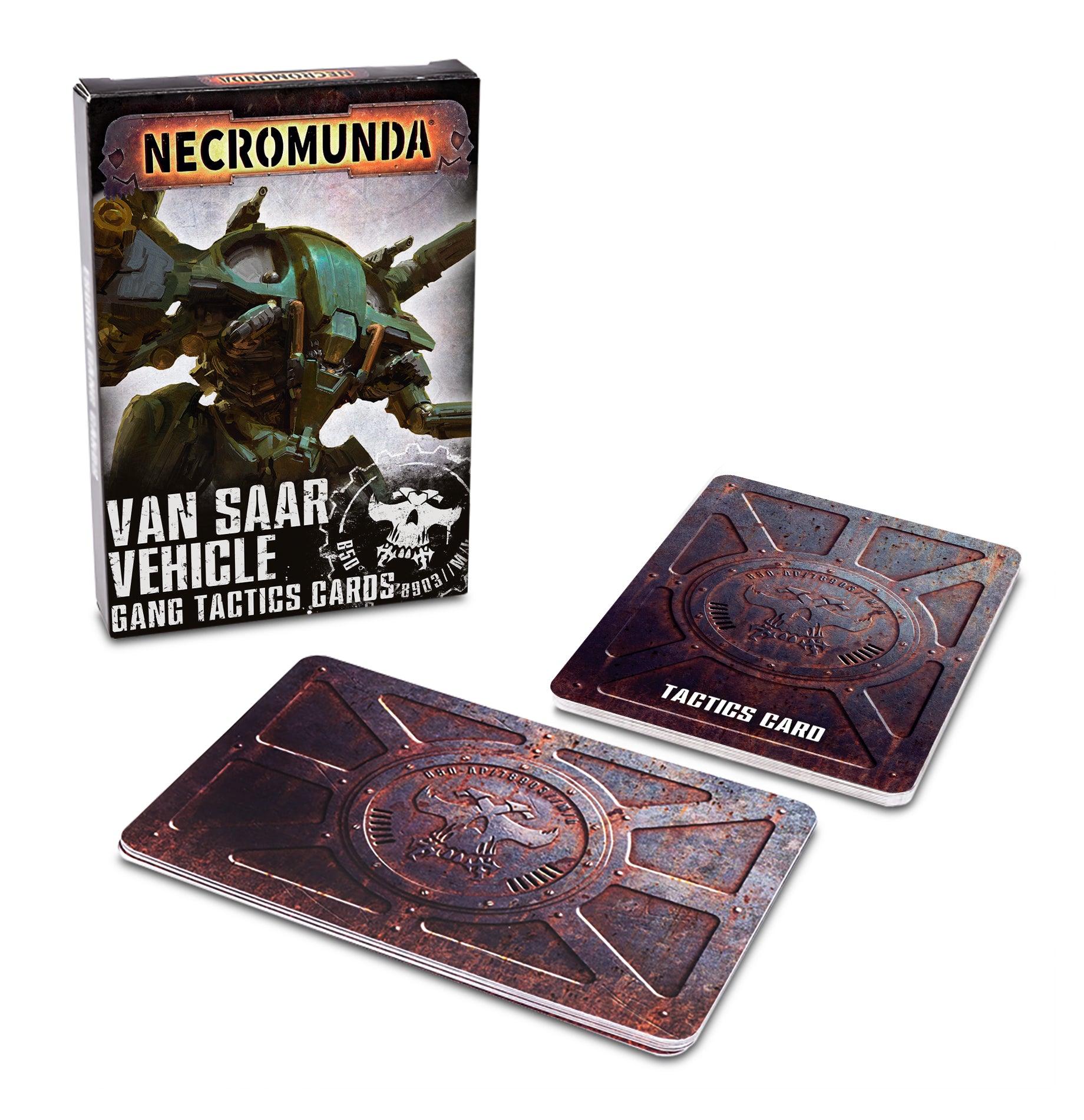 Necromunda: tarjetas de vehículos Van Saar