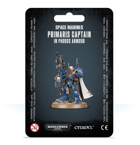 Primaris -Kapitän in der Panzerung von Phobos