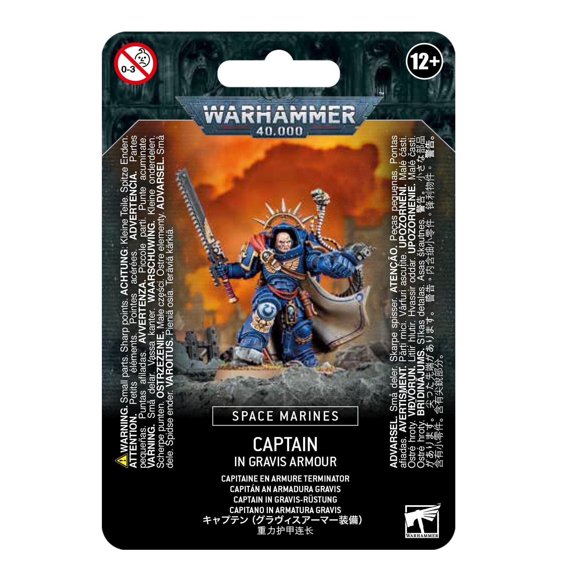 Space Marines Captain in Gravis Armor