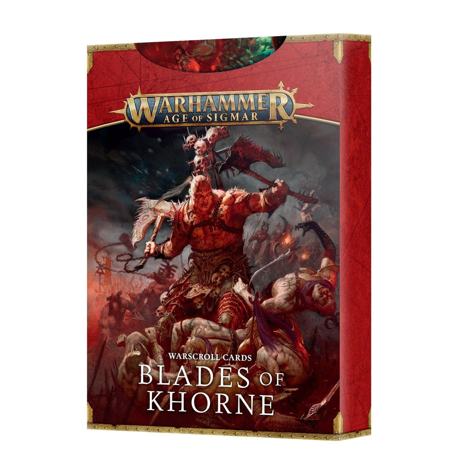 Warscroll Cards: Blades Of Khorne (3rd Edition)